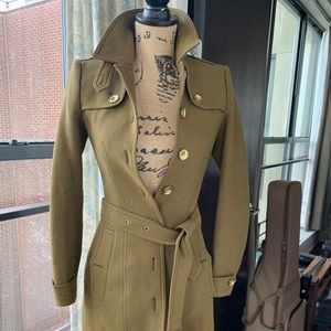 Burberry Brit Trench Coat Wool/Cashmere